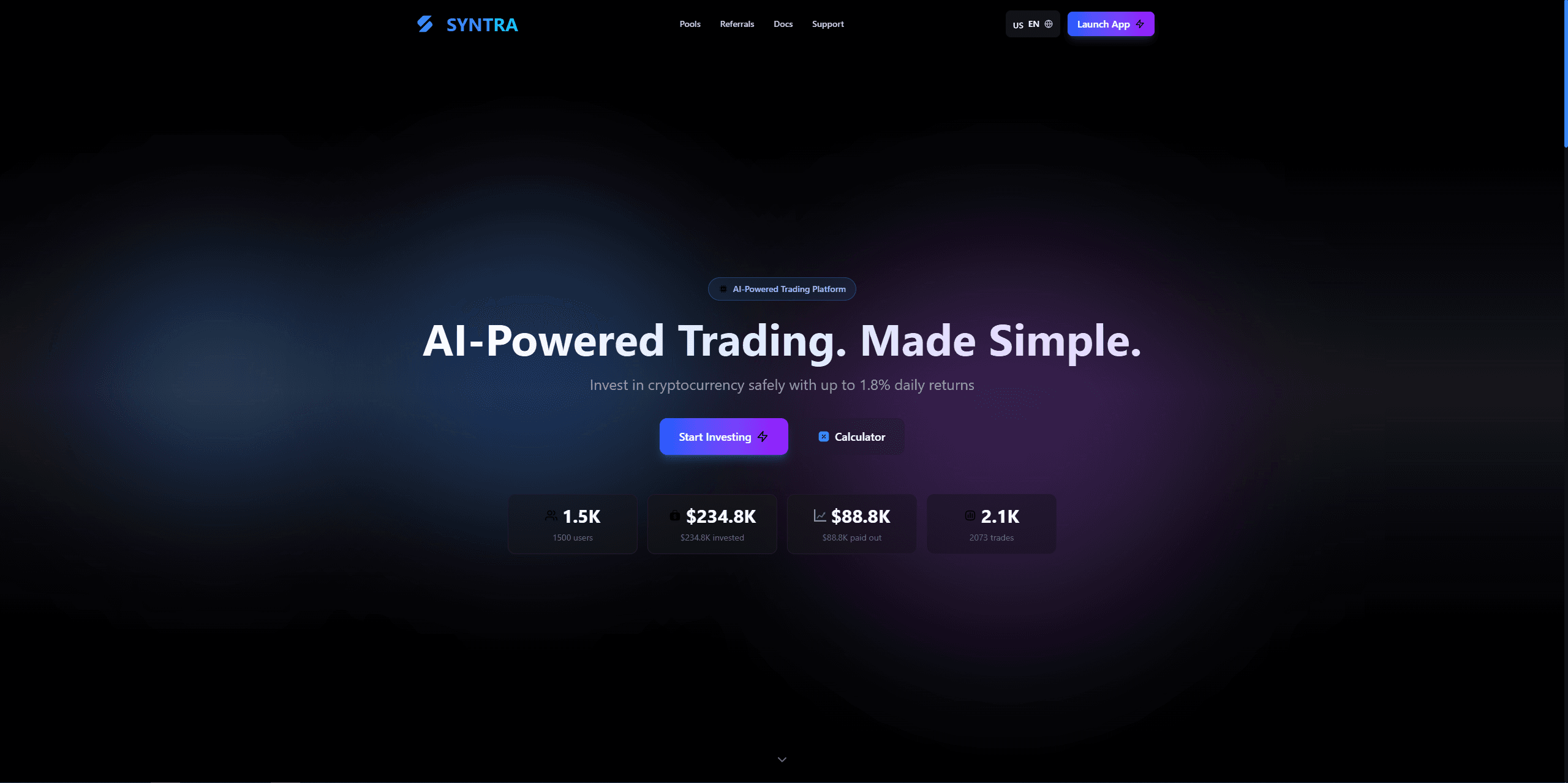 Syntra Trade screenshot 1